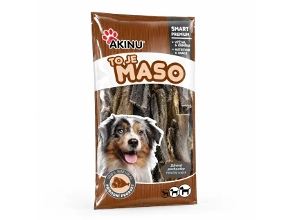 Packshot 207098 Hovězí dršťky 500 g — sólo na bílém, 2k 1:1. Maketa v Heliosu chybí — etiketa z BaseLinker packshotu. Náklon podle řady Akinu Masíčka (abb62b61) a 204713 (67693327). Vybrána v1 ze 2.
