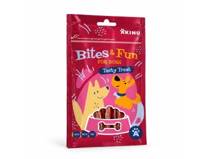 Packshot BITES & FUN Kachní prsíčka 176226 – náklon sjednocený podle standardu Masíčka Premium (176302 / 176275). Varianta 1.