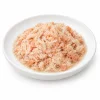 Solo surovina — Vitality Kuřecí & losos 263020, mokré krmivo na bílém talíři, podle vzoru 263039.