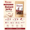 Content pack 176169 — 4 varianty infografiky Akinu VITALITY Bažant jerky pamlsek pro psy 50 g (density=rich, FotkaURL fallback + brand print template).