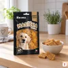 Lifestyle kuchyně – sáček 75 g na běžné české kuchyňské lince, vedle miska s kuřecími kousky, ranní světlo