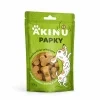 Packshot Akinu PAPKY Kostička žlutá 100 g (174027) na bílém — schválený VZOR natočení pro celou řadu Papky pamlsků pro psy.