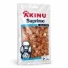 Packshot Akinu SUPRIMO SELECTION Losos kostky 75 g (176286) na bílém, 1:1 — náklon sjednocený podle schváleného packshotu 282042 (asset a40d8e54), schválila Žanet.